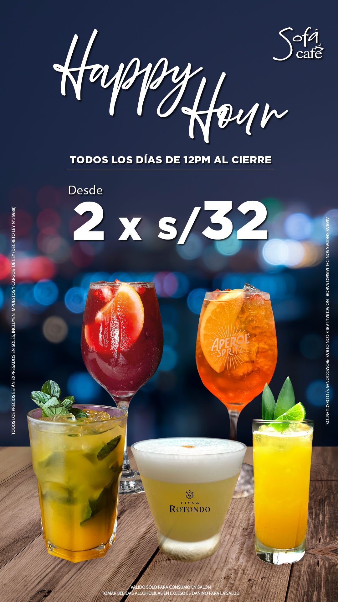 Happy Hour Sofá Café